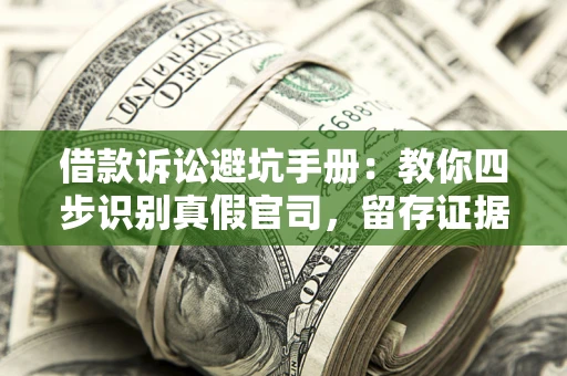 济南借款诉讼避坑手册：教你四步识别真假官司，留存证据不踩雷