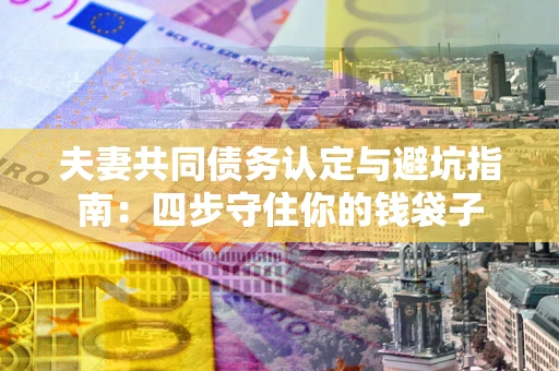 济南夫妻共同债务认定与避坑指南：四步守住你的钱袋子